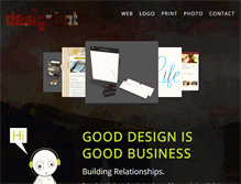 Tablet Screenshot of designbotcreative.com